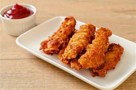 Crumbed Chicken Strips Frozen Per KG